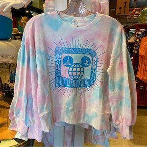 Disney world Pastel Tie-Dye Sweatshirt